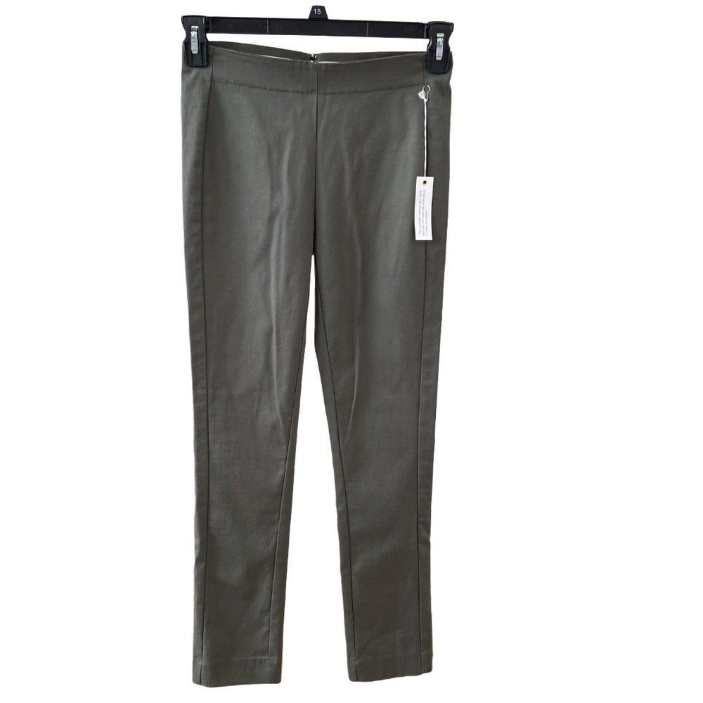 Anthropologie The Essential Skinny Green Pants New Size 4
